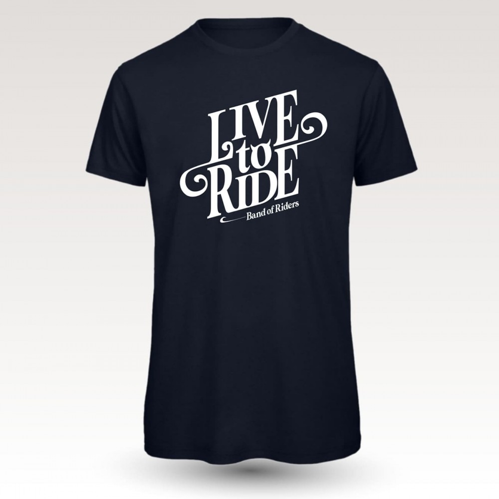 Tee-shirt coton VTT : Band of Riders  live to ride