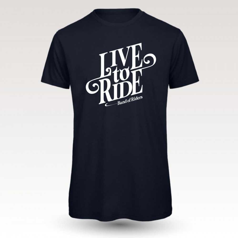 MTB Coton Tee-shirt : Band of Riders live to ride