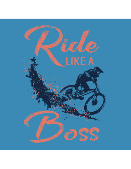 MTB Coton Tee-shirt : Band of Riders the boss atoll