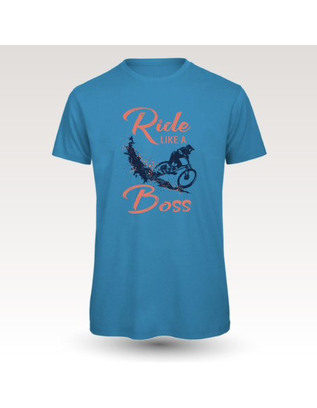 Tee-shirt coton VTT : Band of Riders the boss atoll