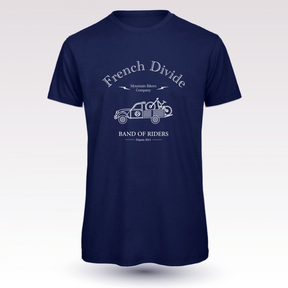 Tee-shirt coton VTT : Band of Riders  la french