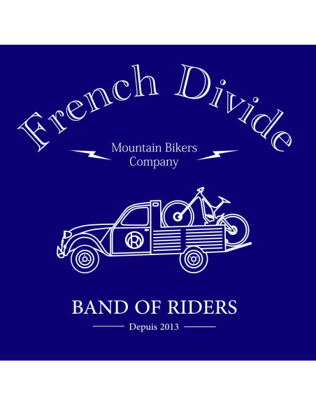 Tee-shirt coton VTT : Band of Riders  la french