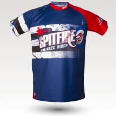 Fire jersey, short sleeves MTB Jersey, sublimated with zip and pocket, technical fabric jersey, confortable mtb jersey