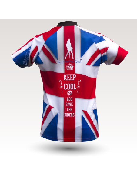 Jack jersey, short sleeves MTB Jersey, sublimated with zip and pocket, technical fabric jersey, confortable mtb jersey