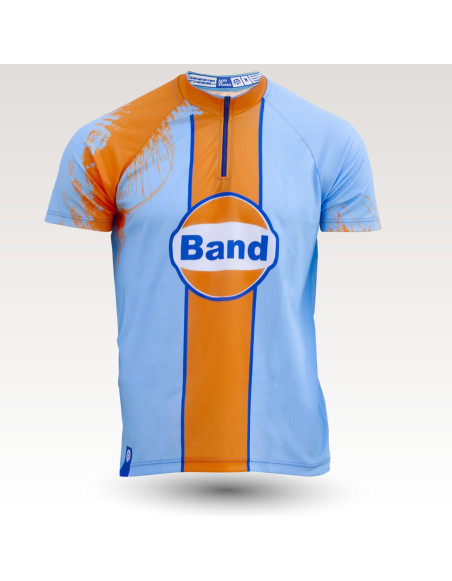 Le Mans jersey, short sleeves MTB Jersey, sublimated with zip and pocket, technical fabric jersey, confortable mtb jersey