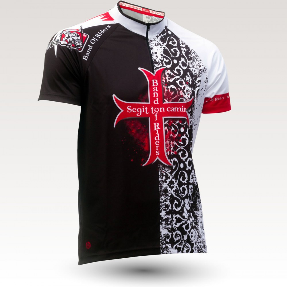 Xcalibur jersey, short sleeves MTB Jersey, sublimated with zip and pocket, technical fabric jersey, confortable mtb jersey