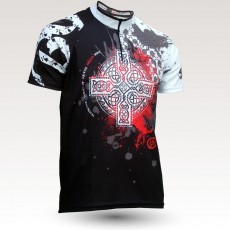 Brittany jersey, short sleeves original MTB downhill DH jersey, technical fabric jersey, most confortable MTB jersey