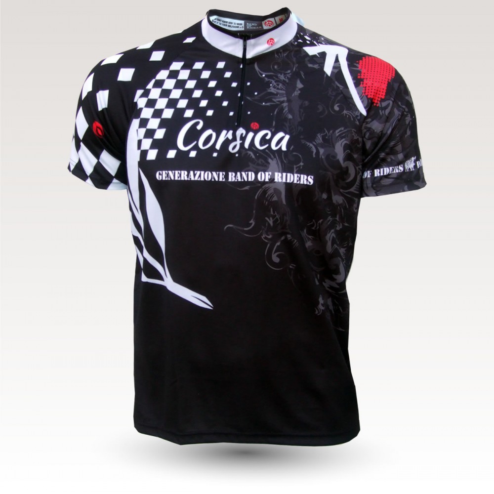 Brittany jersey, short sleeves original MTB downhill DH jersey, technical fabric jersey, most confortable MTB jersey