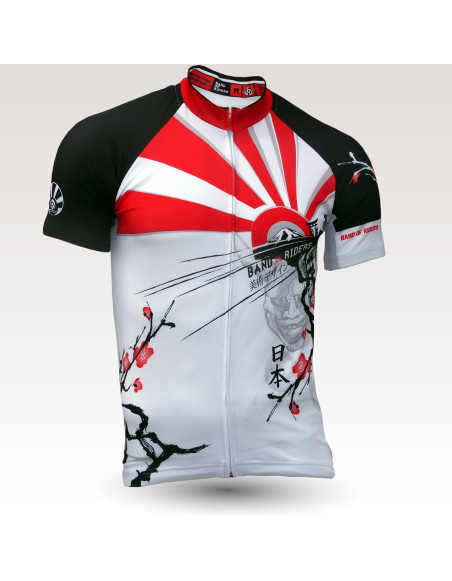 Maillot vélo de route japon, maillot velo original sublimé, maillot fibre technique, coupe ultra confort vélo
