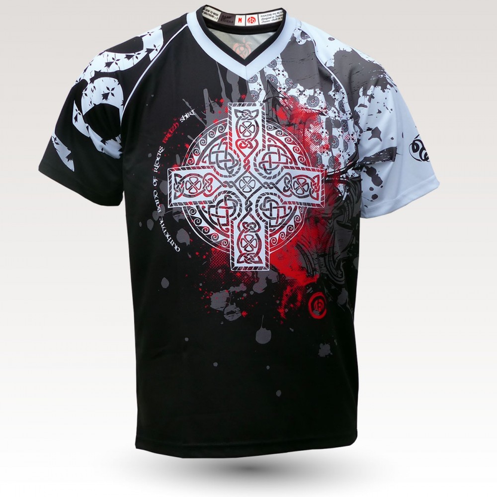 Short sleeve mountain bike enduro downhill cycling jersey breizh