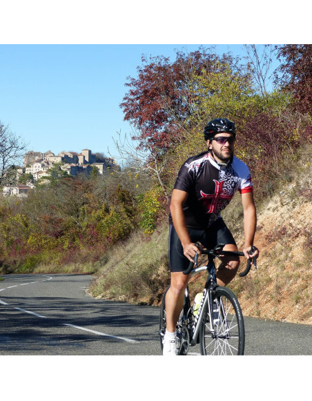 Maillot vélo de route, maillot velo original sublimé, maillot fibre technique, coupe ultra confort vélo