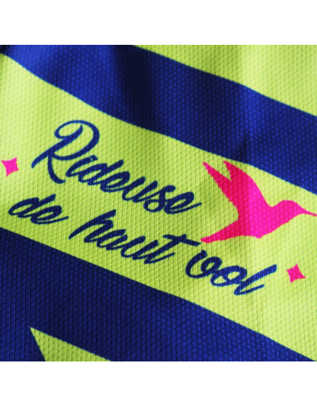 Maillot femme Birdy MC, maillot VTT femme original à manches courtes sublimé, maillot fibre technique, coupe ultra confort VTT