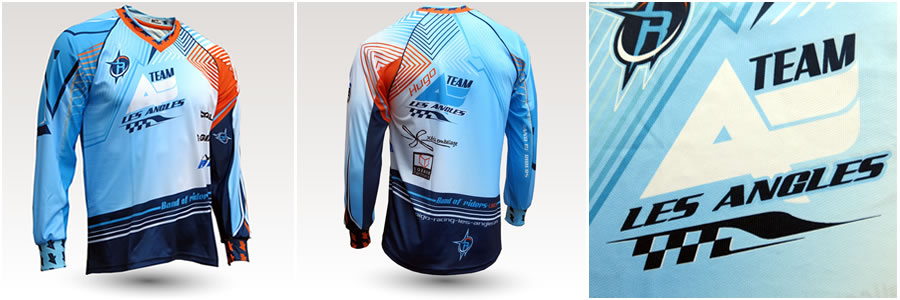 Maillot VTT DH Team Les Angles