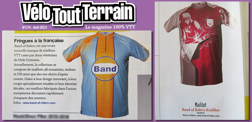 Maillots Band of Riders dans Velo Tout terrain