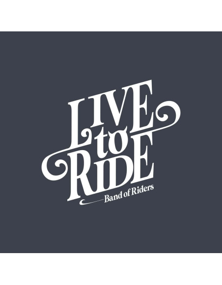 Tee Live to ride - navy - taille XL
