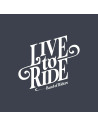 Tee Live to Ride Navy