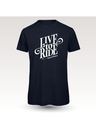 Tee Live to Ride Navy