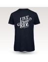 Tee Live to Ride Navy
