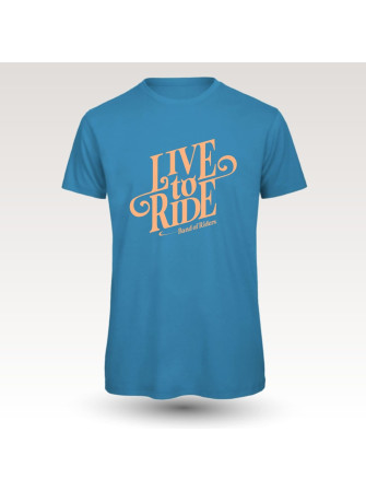Tee Live to Ride Blue