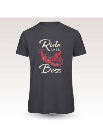 Tee The Boss dark grey