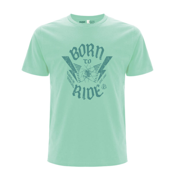 teeshirt BORN coupe classique vert menthe