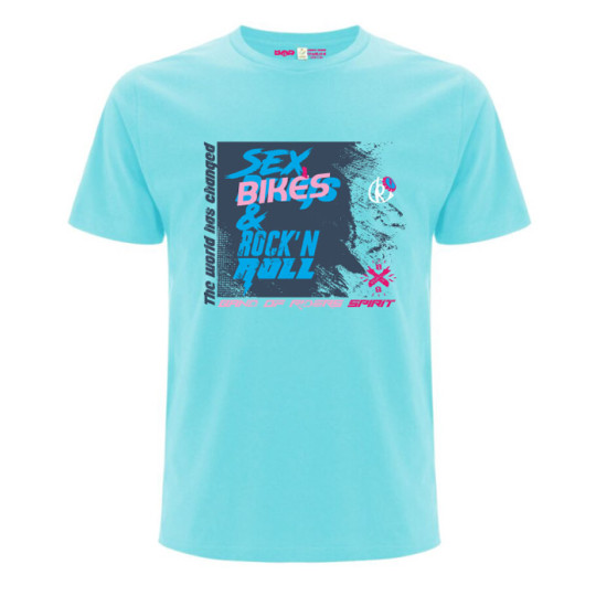 T-shirt SEX couleur turquoise